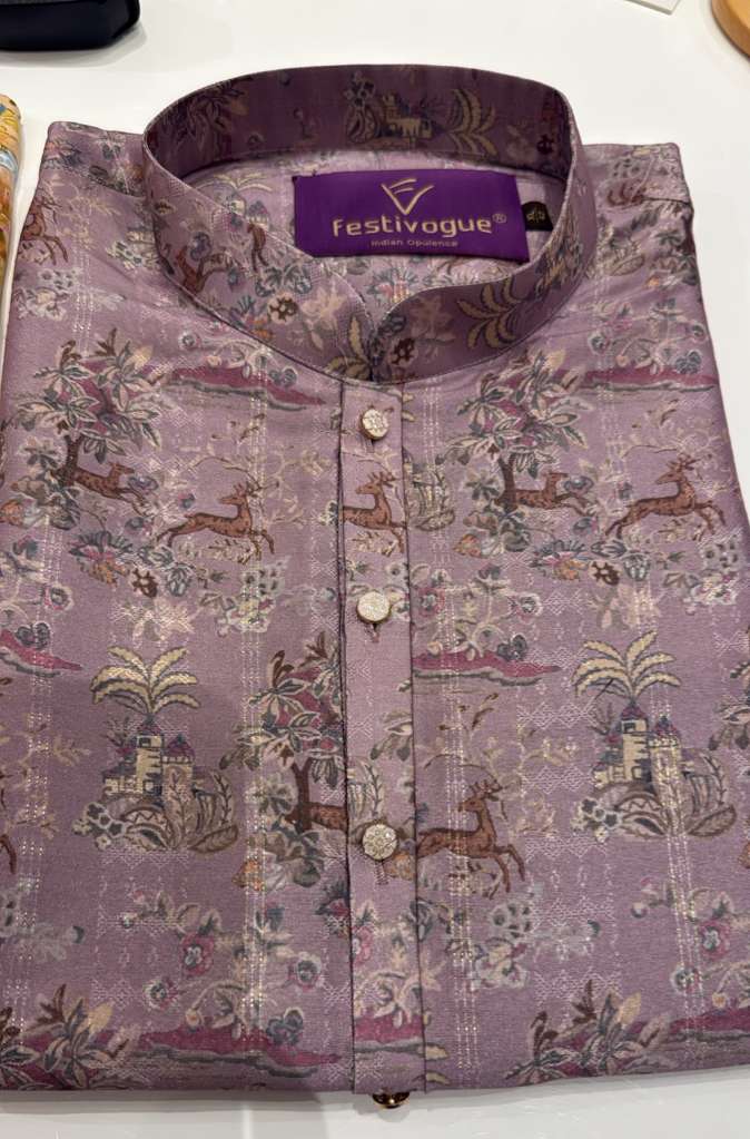 Lavender Palace Tapestry Kurta